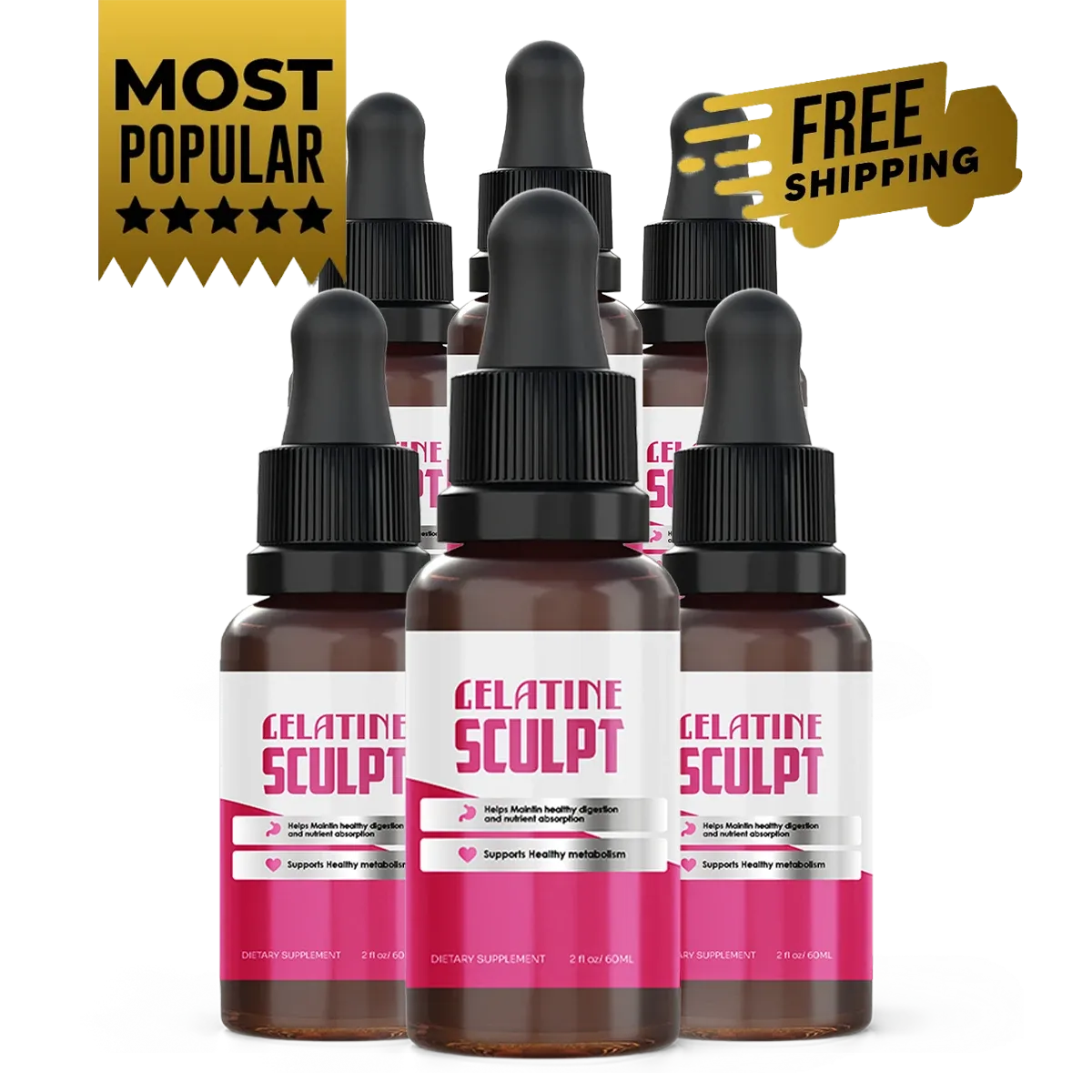 Gelatine Sculpt 6 bottles